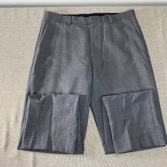 J.Crew Thompson Wool Dress Pants Men's 33 x 32 Mid Rise Gray Business Office - Picture 3 of 16